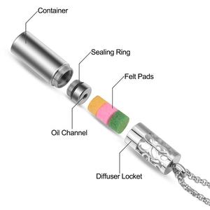 Aromatherapie Ketting <span class=keywords><strong>Diffuser</strong></span> Rvs Parfum Fles Etherische Olie Medaillon Hanger Sieraden Huishouden 1 Jaar Garantie - Product Image 6