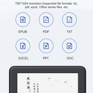 Tablette électronique E-Ink 6 pouces avec lecteur de livres électroniques Android, prise en charge des formats PDF et TXT, lecteur de livres électroniques E-Ink en anglais - Product Image 4