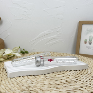 Tube à essai PET en plastique avec bouchon en aluminium 100ml personnalisé en gros - Product Image 1