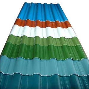 Feuilles de toiture enduites de couleur émaillée PPGI Tuiles métalliques ondulées galvanisées pré-peintes Panneaux de plaque de toit en acier - Product Image 4