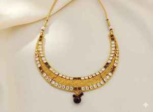 ชุดเครื่องประดับแฟชั่นผู้หญิง ดีไซน์คลาสสิกหรูหรา ชุดสร้อยคอแบบโบราณ น้ำหนัก 71 กรัม ชุดเครื่องประดับทองคำ สไตล์หรูหรา ในราคาที่เข้าถึงได้ - Product Image 2