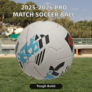 Ballon de football <span class=keywords><strong>en</strong></span> cuir PU/PVC durable pour adultes, usage intérieur/extérieur, thermocollé sans couture, 0,4-0,45 kg, pour la saison 2025-2026 - Product Image 2
