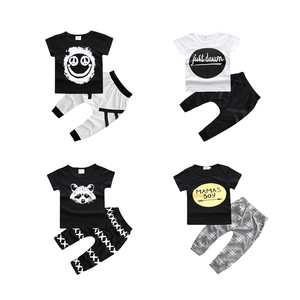 Neugeborene Kleidung Sets Kurzarm Kleinkind Jungen Kleidung Set Sommer Baumwolle Neugeborene Baby Pyjamas Junge Mädchen Kleidung 2 Pcs Outfits - Product Image 2