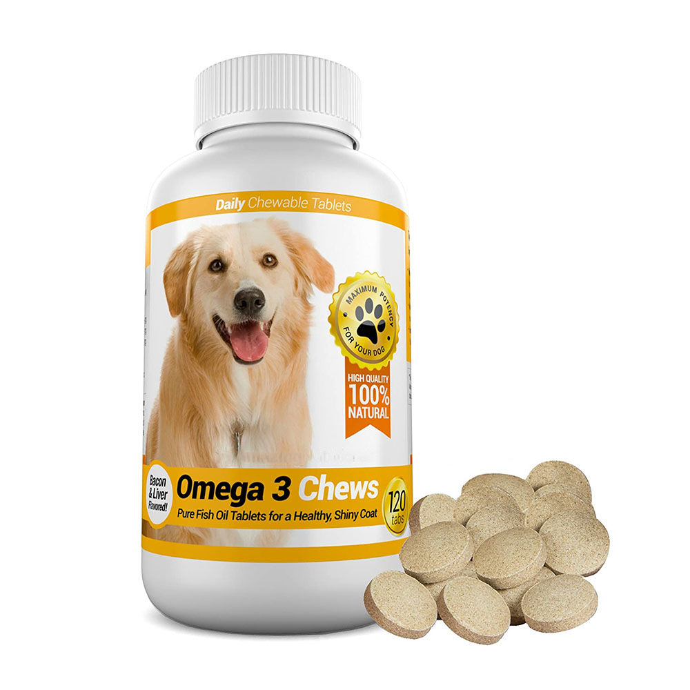 OEM Omega 3 Dog Tablet Brain Health Hip and Joint Health Antioxidant Dog Chew Supplement