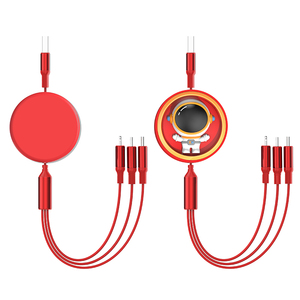 100W siêu nhanh sạc 3 trong 1 có thể thu vào cáp dữ liệu di động, thích hợp cho iPhone/<span class=keywords><strong>Android</strong></span>/TypeC, Bán buôn sạc cáp - Product Image 1