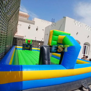 Campo <span class=keywords><strong>de</strong></span> Fútbol Inflable para Exteriores <span class=keywords><strong>de</strong></span> 12x6m, Campo Deportivo Inflable <span class=keywords><strong>con</strong></span> Aro <span class=keywords><strong>de</strong></span> Baloncesto, <span class=keywords><strong>Cancha</strong></span> <span class=keywords><strong>de</strong></span> Baloncesto y Fútbol Inflable para Niños - Product Image 4