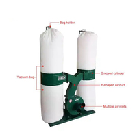 Collecteur de poussière pour machine à bois 220V/380V avec moteur 3KW, garantie 1 an, fabriqué par Core Components