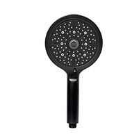 Douche à main filtrante 9 modes gris anthracite en ABS avec cartouche remplaçable pour projets hôteliers, vente en gros