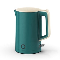 Appareils électroménagers Bouilloire électrique sans fil à double paroi en acier inoxydable de 1,8 l Prix de la bouilloire électrique