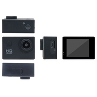Mini Cámara Deportiva de Acción DV, Pantalla HD de 2.0 Pulgadas y 1080P, Resistente al Agua hasta 30 Metros, Gran Angular de 120°, Compatible con Tarjeta TF de 32 GB, Imágenes CMOS para Deportes Extremos