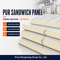 Panneau sandwich en PU, économie d'énergie, isolation thermique, chambre froide, entrepôt de stockage, matériau de construction