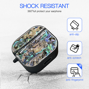 Nuevo 2024 Luxury Girly Cool Bling Mother Of Pearl Auricular Earpod Case para Airpod Gen 3 <span class=keywords><strong>Pro</strong></span> 4 Pro5 Case - Product Image 5