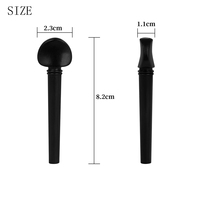 Musical Instrument Manufacturer Wholesale High Quality String Instrument Accessories 12pcs/set Oud Ebony Pegs with Fisheye