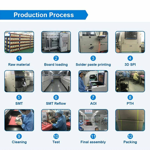 Scheda a Circuito Stampato Multistrato Professionale Personalizzata del Produttore (<span class=keywords><strong>PCB</strong></span>) con Design OEM & ODM per Elettronica, Materiale Base FR-4 - Product Image 2