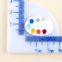 Ciondolo Cabochon in Resina Flatback a Tema Cancelleria Educativa Carina, Accessori Fai da Te