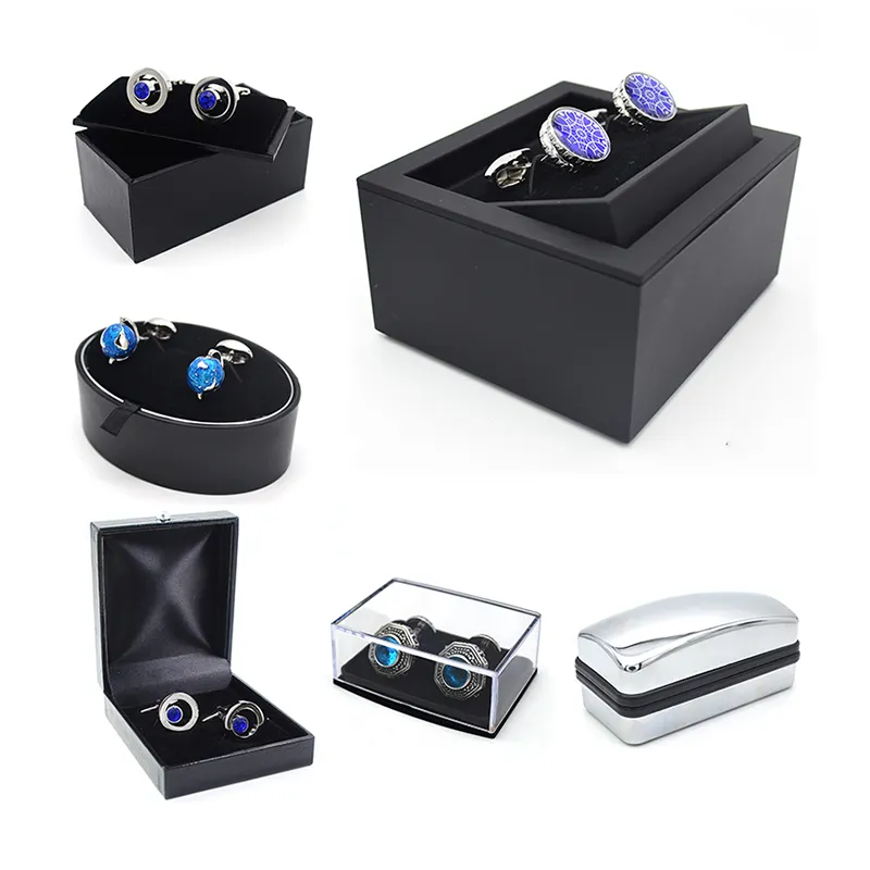 Factory wholesale custom bulk cufflink gift box