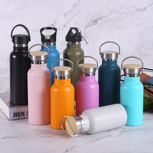 2025 304 <b>Stainless</b> <b>Steel</b> Sports <b>Water</b> <b>Bottle</b> with Bamboo Lid All <b>Steel</b> Vacuum Thermos Cup for Car & Outdoor for Printed Gift Cup - Product Image 1