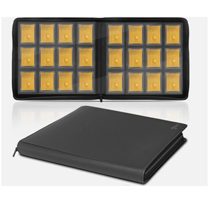 Album de rangement pour cartes Pokémon en cuir PU et velours, 12 pochettes, 480+ cartes, pour cartes Commander TCG, avec fermeture éclair, albums photo - Product Image 1