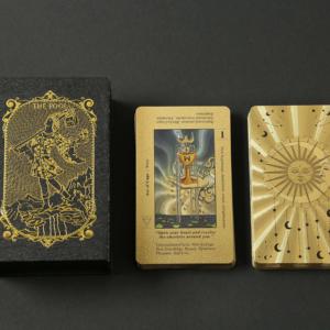 Jeu de cartes de <span class=keywords><strong>tarot</strong></span> Radiant Sun Moon, motif Mandala Boho, en PET de qualité supérieure, pour jeu de table, festival, rassemblement - Product Image 2