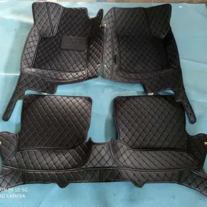 Auto Voertuigen Aangepaste Lederen 5d Auto Mat Accessoires Interieur Decoratieve Luxe 7Dcar Vloer Voet Matten Slijtvaste 4 stukken