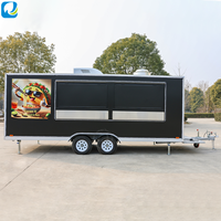 Camions de restauration mobiles entièrement équipés, remorques de traiteur, chariots de bière, de crème glacée et de café pour l'extérieur, remorques alimentaires entièrement équipées