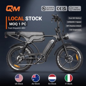 Vélo de montagne électrique QMWHEEL V29 Pro 48V, vélo sport électrique, fat bike pour distributeurs OEM ODM, stockage en entrepôt à l'étranger. - Product Image 1
