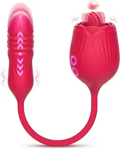 性玩具假阳具玫瑰乳头振动器g点玫瑰乳头振动器假阳具振动器女性成人情侣性玩具游戏
