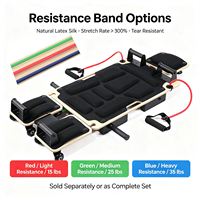 Pilates Reformer Madera Premium Fitness Energy Fit Pilates Board Reformer dengan Rel Geser, Dek Kayu Maple, dan Roda PU
