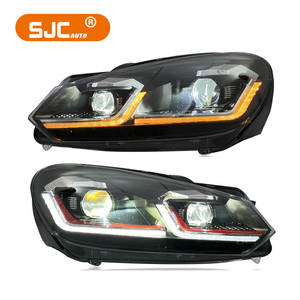 Sjc Xe Đèn Pha Cho Volkswagen Golf <span class=keywords><strong>6</strong></span> 2013 2017 Đèn Pha Lắp Ráp Sử<span class=keywords><strong>a</strong></span> Đổi Đầu Đèn LED Ban Ngày Chạy Phí<span class=keywords><strong>a</strong></span> Trước Đèn - Product Image 1