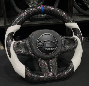 Volant en cuir Nappa haut de gamme sur mesure, option de couleur de surpiqûres, compatible avec tous les modèles BMW <span class=keywords><strong>E</strong></span>, F, G, volant M Sport - Product Image 3