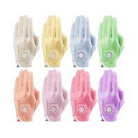 Guante de golf de cuero de diseño OEM Guantes de golf de marca blanca Guantes de golf de sublimación con logotipo personalizado