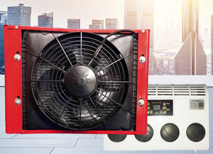 Ventilador de techo Zest DC24V para furgoneta/camión, con caja de refrigeración dividida para estacionamiento, rojo y blanco, 1 año de garantía - Product Image 6