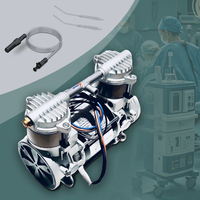 Compresseur d'air silencieux ZGK400P-70/2 à piston, moteur central, 70 L/min, sans huile, 2,0 bar