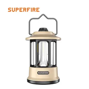 Portable Outdoor Light Led Camping flashlight Ten Light Vintage Camp Stand Multifunction Rechargeable Mini Camping Lantern