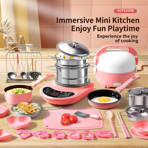 Juguetes de Cocina en Miniatura para Niños, Cocina Real, Simulación de Cocina, Utensilios de Cocina, Regalos Navideños para Niños y Niñas - Product Image 5