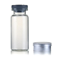Flacons en verre miniatures à bouchon serti stériles pour poudre lyophilisée d'ingrédients actifs