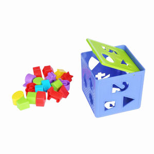 Jouet éducatif en plastique pour bébé, boîte de tri, d'empilage et d'assemblage, <span class=keywords><strong>cube</strong></span> d'activités, boîte de formes - Product Image 5