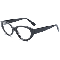 Monture de lunettes œil-de-chat tendance faite à la main Elan Optical YB6315 pour femme, monture complète en acétate, lunettes optiques, grand stock