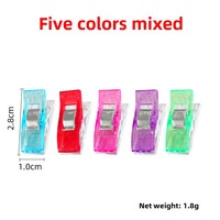 Nouveau bord fixe Clip petit moyen grand AX Clip positionnement Patchwork accessoire de couture pince en plastique