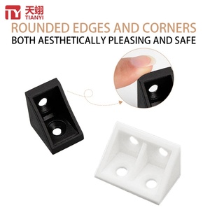 Soporte Moderno para Estantes de Muebles de ABS, Soporte de Esquina y Conector para Cocina, Dormitorio y Hotel - Product Image 4