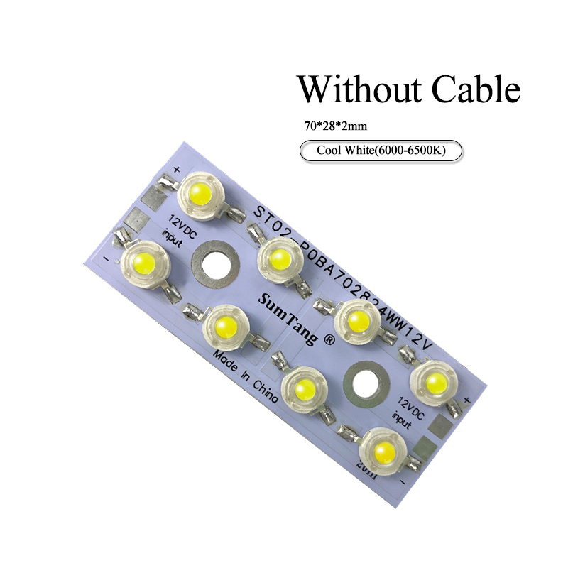 Высокопроизводительный светодиодный чип 8-24 Вт, сборный светодиодный чип высокой мощности для кемпинга, автомобиля