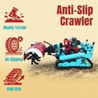 Motoculteur Rotatif Autopropulsé pour Crawler RC – Machine Agricole Stable pour le Lavorage du Sol et la Culture en Ferme et Verger