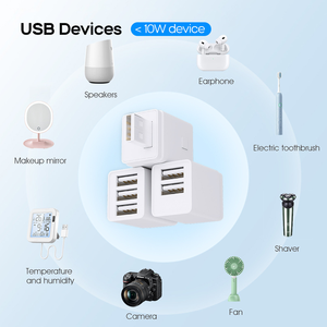 Adaptateur USB intelligent Wi-Fi 5V2A, tête de chargeur, adaptateur secteur, interrupteur intelligent via application, télécommande sans fil, contrôle vocal et programmation de l'horloge - Product Image 5