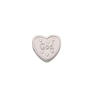 Collares de moda de joyería de serie familiar DIY de acero inoxidable en forma de corazón para madre, padre, esposa, hermana, hijo, <span class=keywords><strong>Dios</strong></span> - Product Image 6