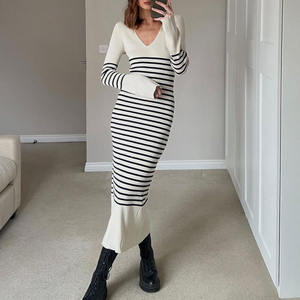 Spot personalizado <span class=keywords><strong>2022</strong></span> novedad de verano, sobre busto y vestidos de longitud media vestido nuevo negro europeo y americano con Cruz/ - Product Image 6