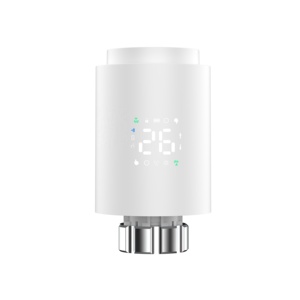 Tuya nouveau Zigbee 3.0 sans fil 4G LED numérique Smart Home TRV <span class=keywords><strong>radiateur</strong></span> <span class=keywords><strong>avec</strong></span> 7 jours Thermostat programmable - Product Image 1