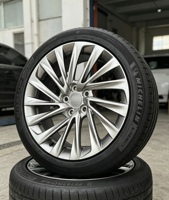 Jantes personnalisées en aluminium forgé 6061-T6, style OEM, argentées, multi-rayons, chromées, neuves, 18-20 pouces, pour berlines de luxe ES LS