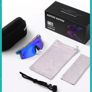 <span class=keywords><strong>KAPVOE</strong></span> Lunettes de sport polarisées pour enfants à couleurs changeantes pour hommes et femmes Lunettes de sport pour patinage à roulettes Lunettes d'équilibre pour voiture - Product Image 5