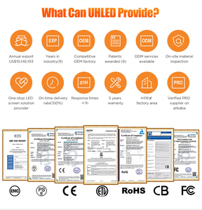 จอแสดงผล LED UHLED สำหรับภายในอาคารและภายนอกอาคาร ความละเอียดสูง รุ่น P2.6 P2.9 P3.91 กันน้ำ ประหยัดพลังงาน เหมาะสำหรับเช่าใช้เป็นฉากหลังเวที วิดีโอวอลล์ LED - Product Image 6