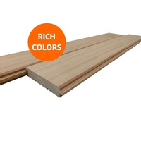 Revestimiento de Pared de Madera de Cedro Natural, Paneles de Pared Exteriores de Madera con Sistema de Lengüeta y Ranura